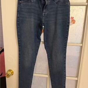 Dark Blue Women’s Stretch Jeans - Classic Slim Fit(Jessica Simpson)